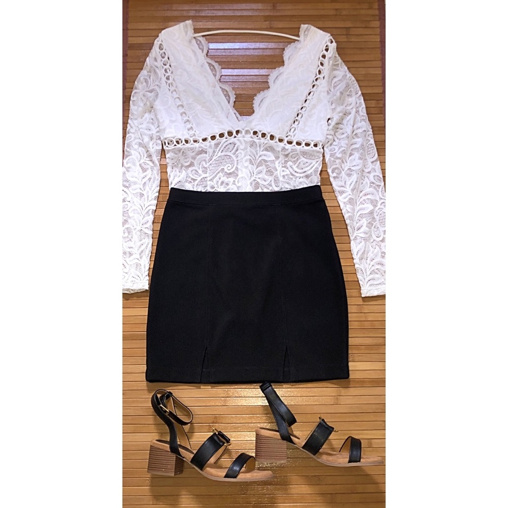 Fashion Nova Lace Bodysuit